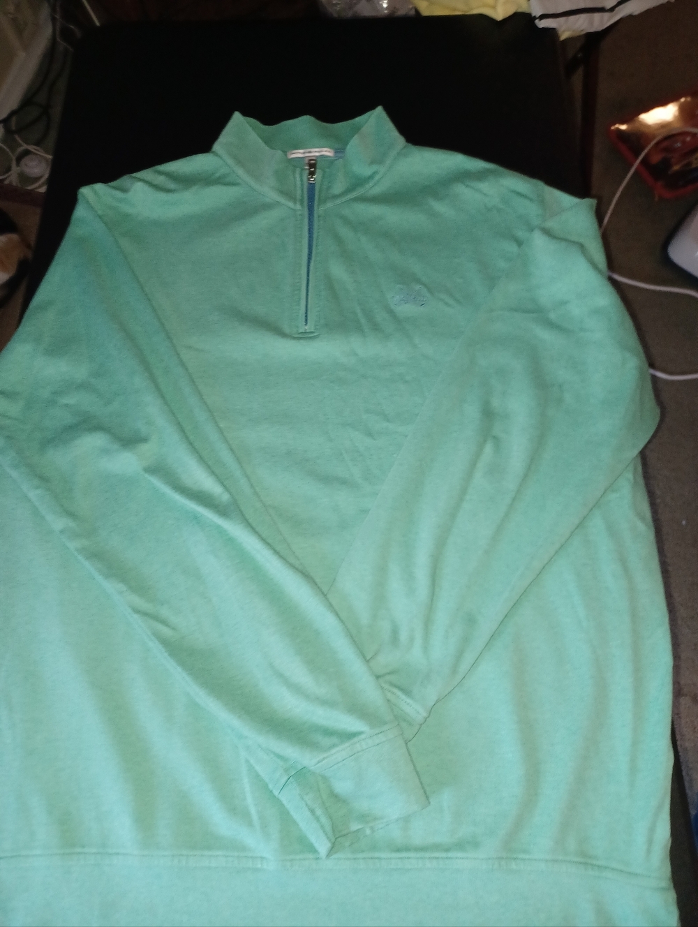 Petet Millar 1/4 Zip Golf Pullover Big Mans Size 2XL Green 2X